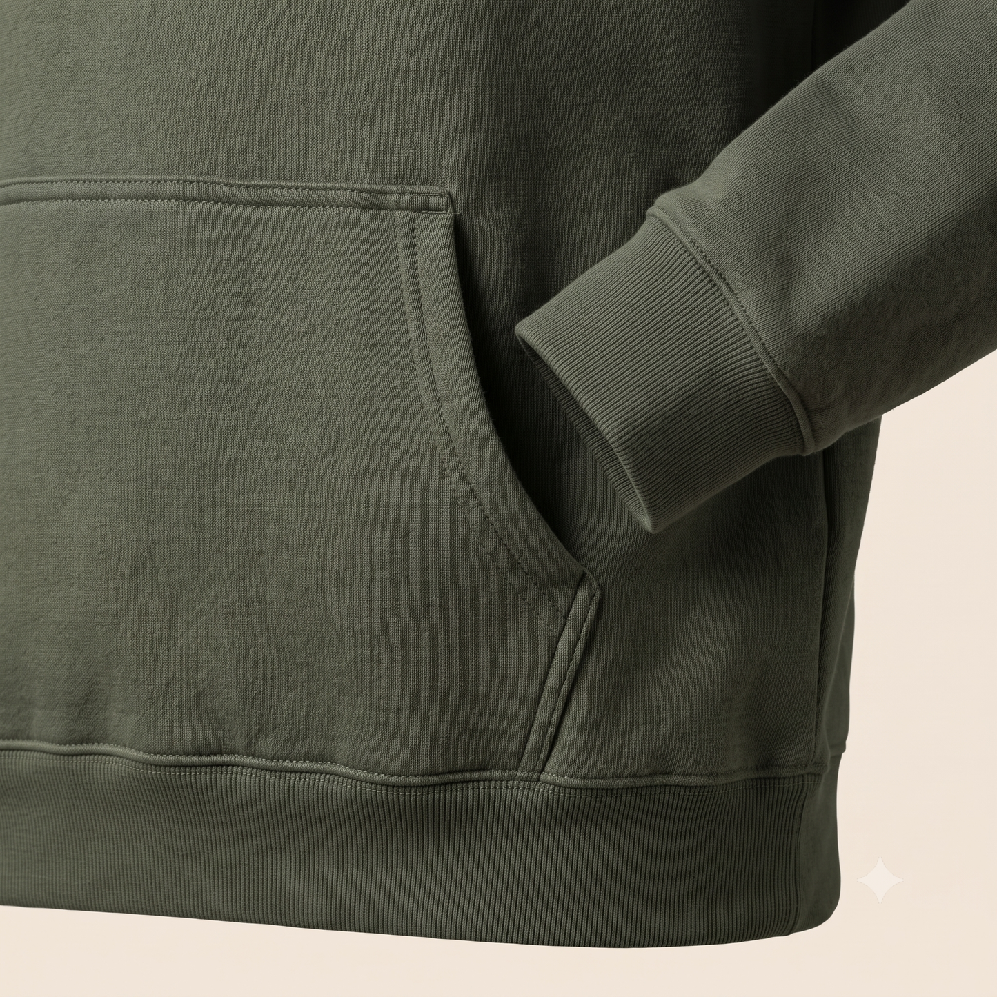 God Is Agápē — Covenant Hoodie, Oversized (Olive)