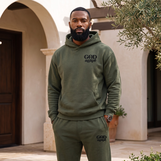 God Is Agápē — Covenant Set (Olive)