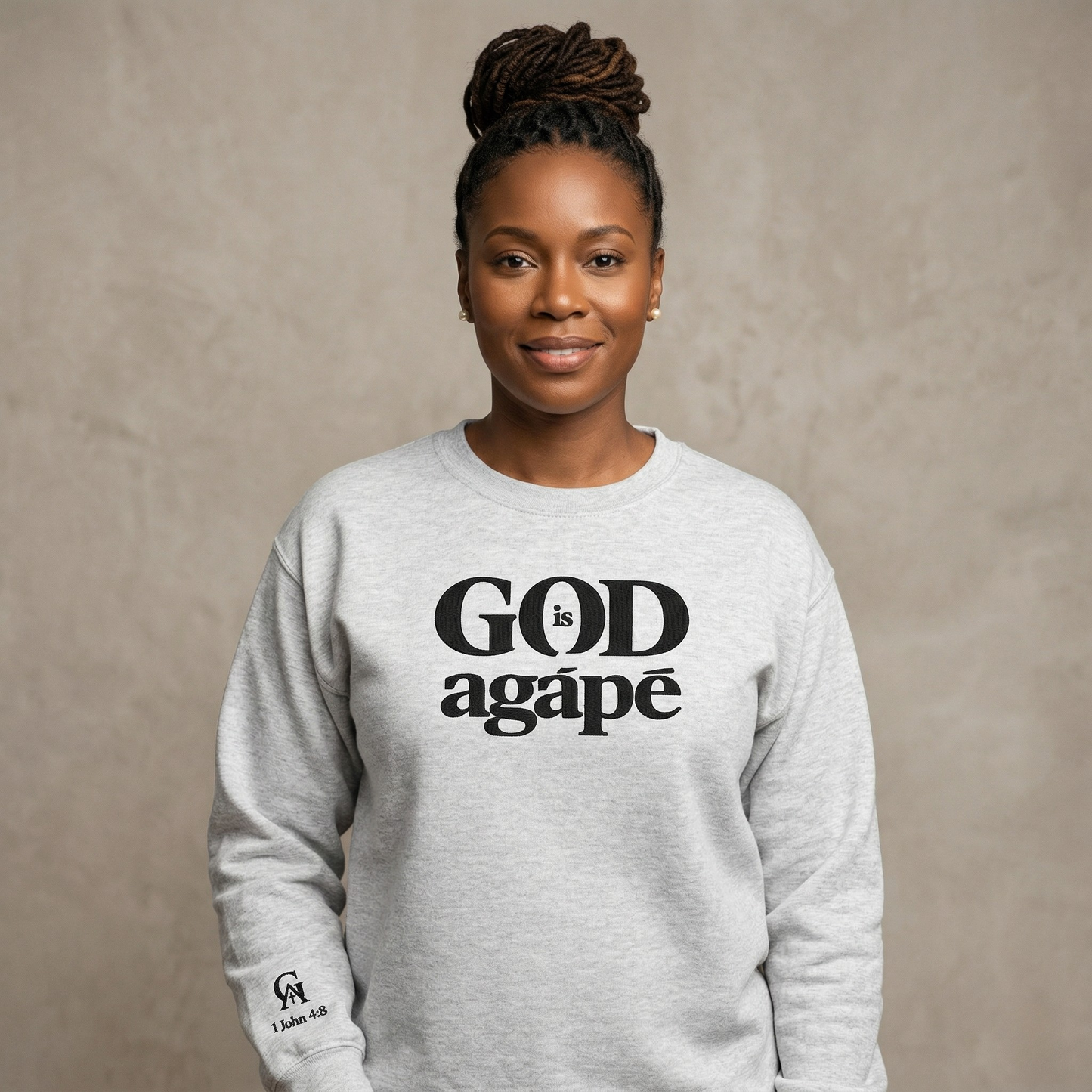 God Is Agápē — Steadfast Crew (Ash)