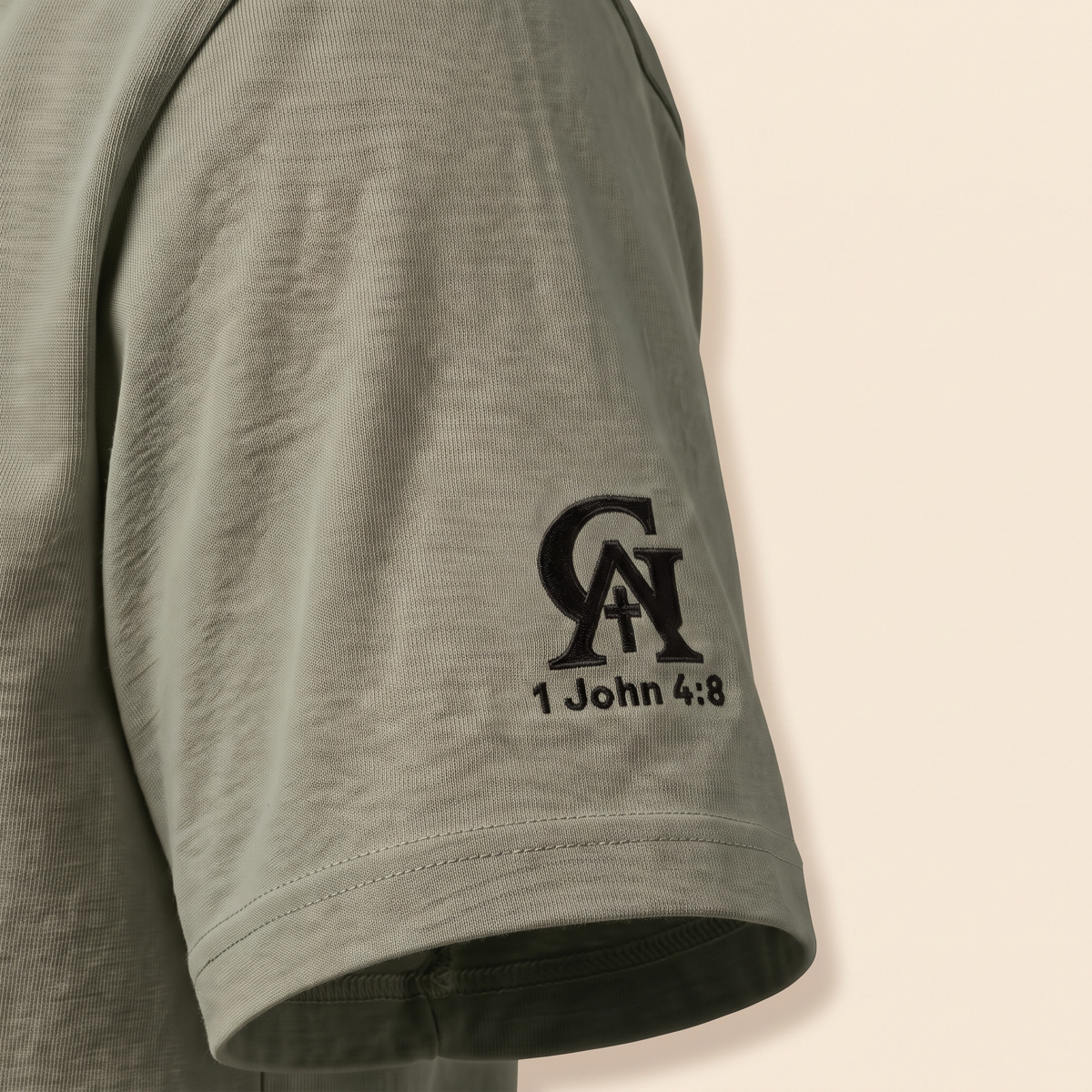 God Is Agápē — Standard Tee (Olive)