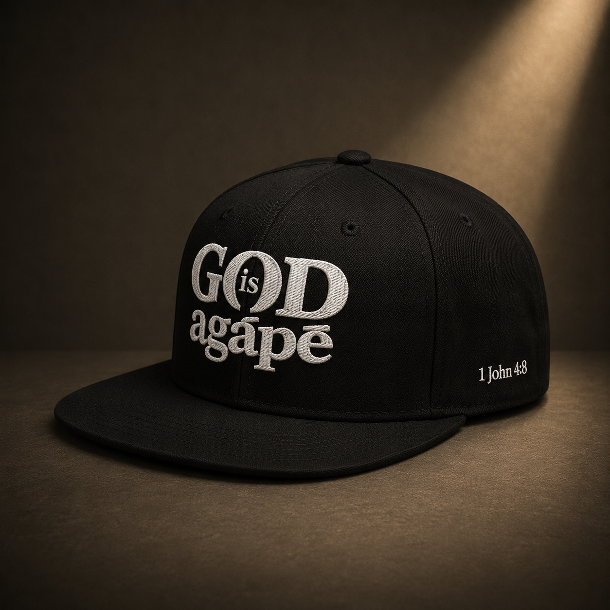 God Is Agápē Snapback — Black