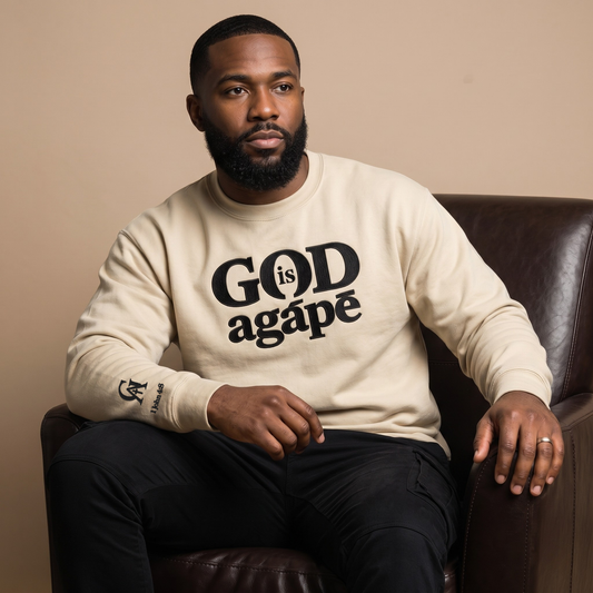 God Is Agápē — Steadfast Crew (Sand)