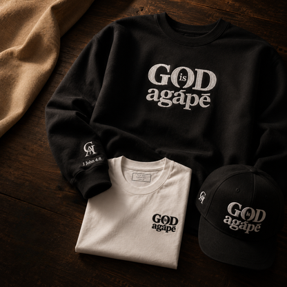 God Is Agápē — Steadfast Set (Black)