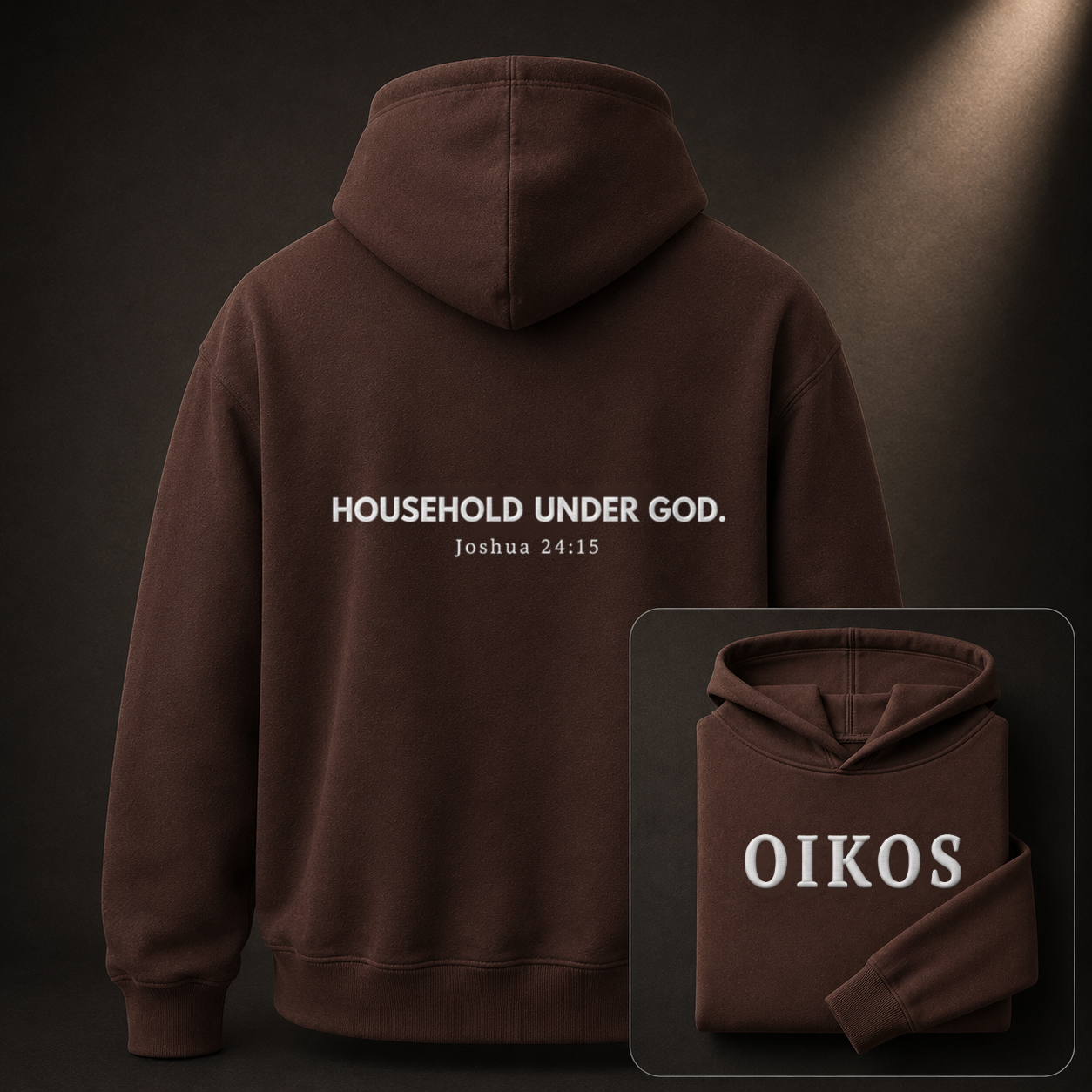 Oikos Hoodie (Chestnut)