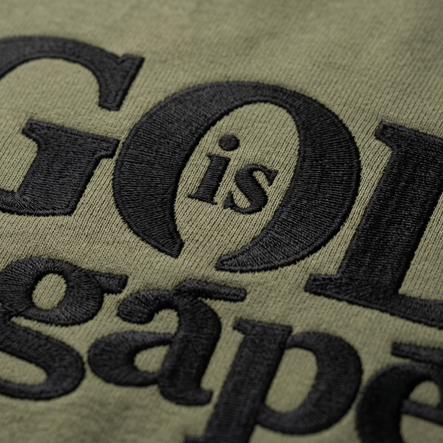 God Is Agápē — Steadfast Crew (Olive)