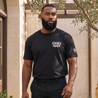 God Is Agápē — Standard Tee (Black)