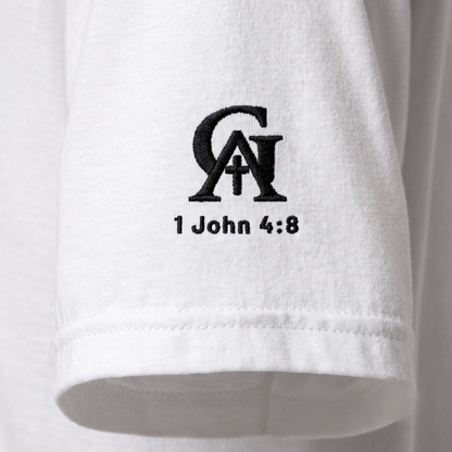 God Is Agápē — Standard Tee (White)
