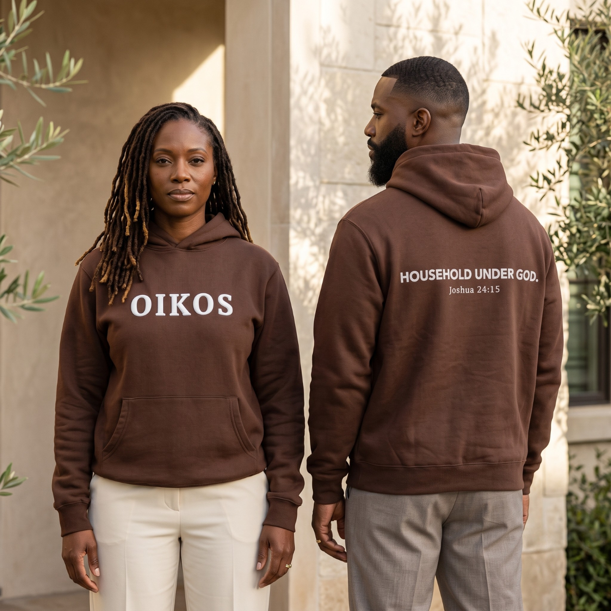 Oikos Hoodie (Chestnut)