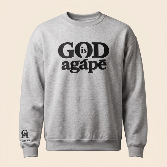 God Is Agápē — Steadfast Crew (Ash)