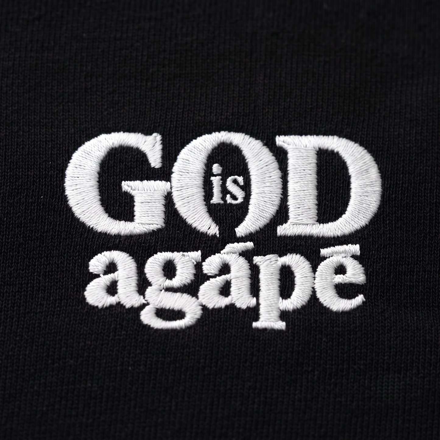 God Is Agápē — Standard Tee (Black)