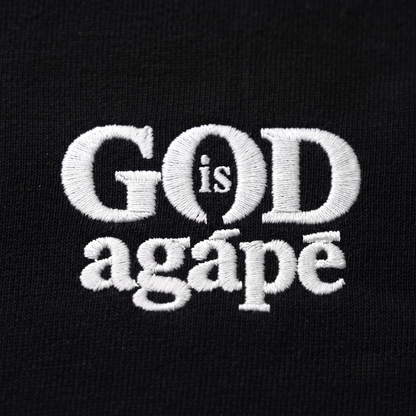 God Is Agápē — Standard Tee (Black)