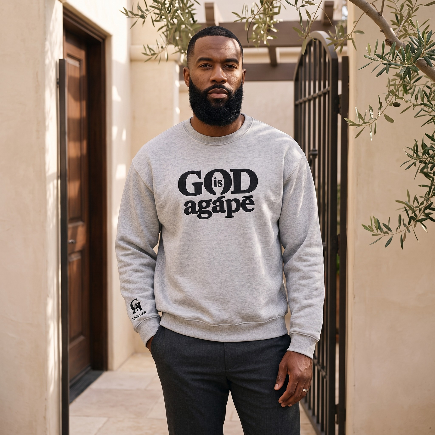 God Is Agápē — Steadfast Crew (Ash)