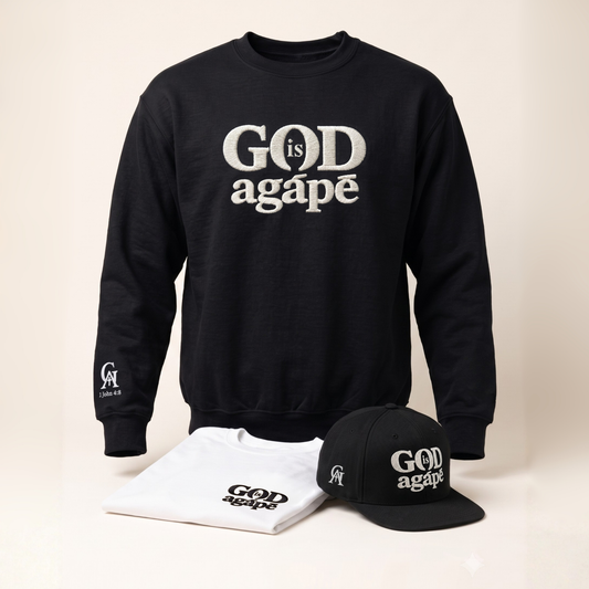 God Is Agápē — Steadfast Set (Black)