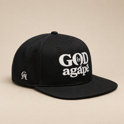 God Is Agápē Snapback — Black