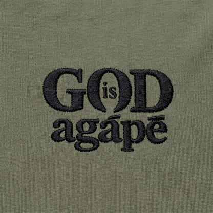 God Is Agápē — Standard Tee (Olive)