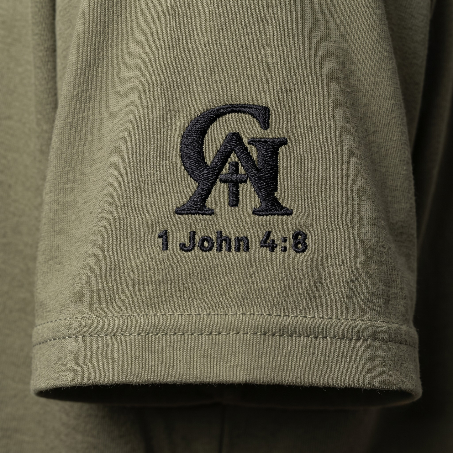 God Is Agápē — Standard Tee (Olive)