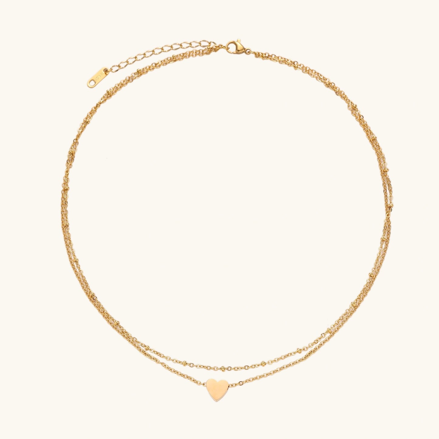 Layered Heart Necklace