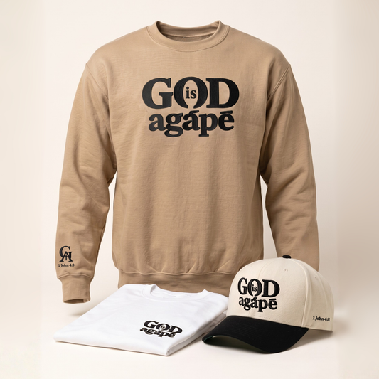 God Is Agápē — Steadfast Set (Sand)