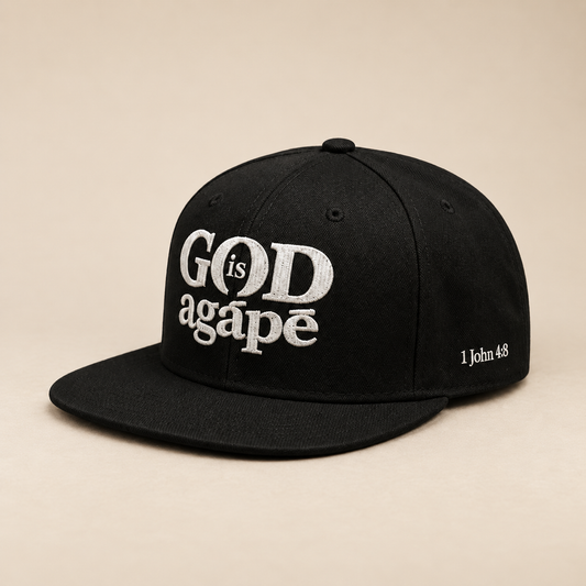 God Is Agápē Snapback — Black
