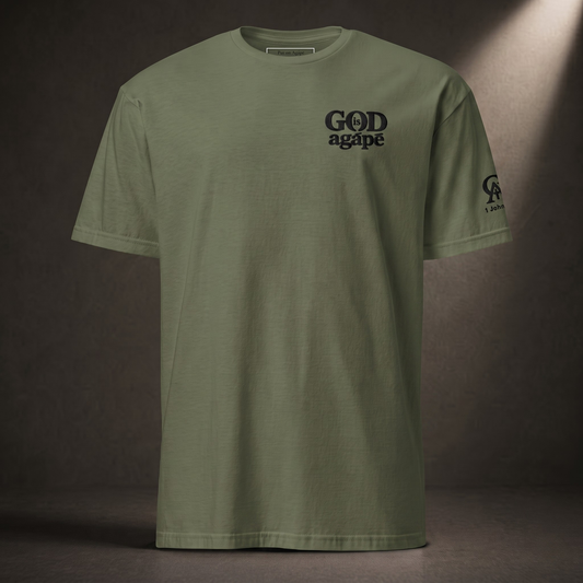 God Is Agápē — Standard Tee (Olive)