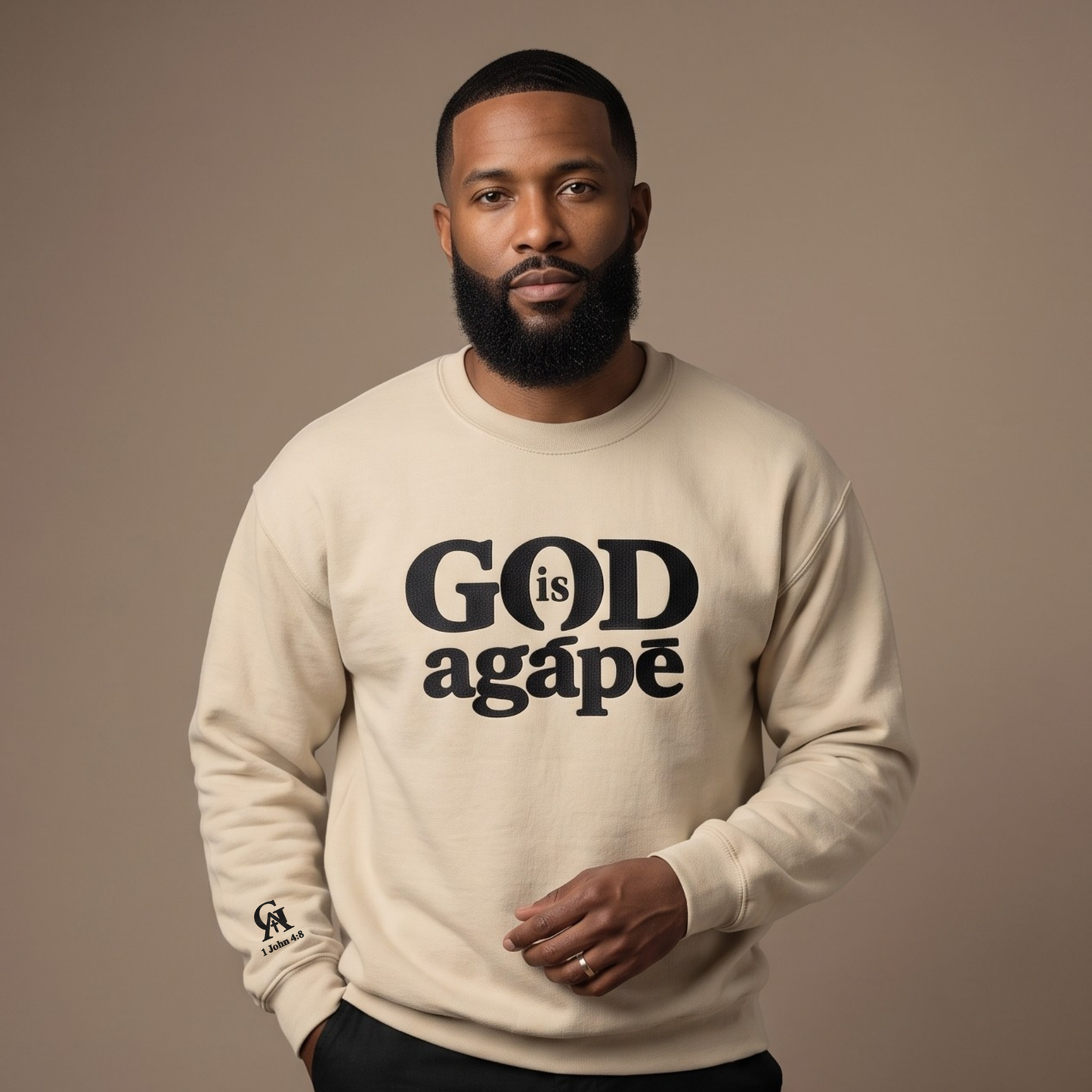 God Is Agápē — Steadfast Set (Sand)