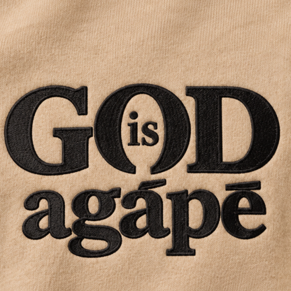 God Is Agápē — Steadfast Crew (Sand)