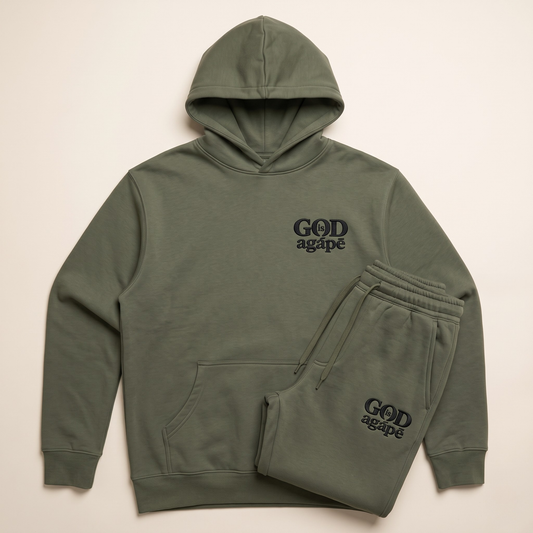 God Is Agápē — Covenant Set (Olive)