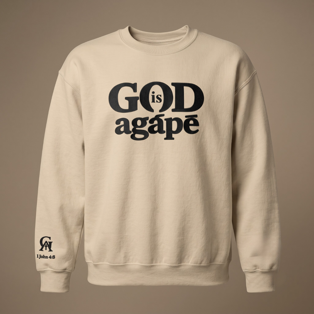 God Is Agápē — Steadfast Set (Sand)