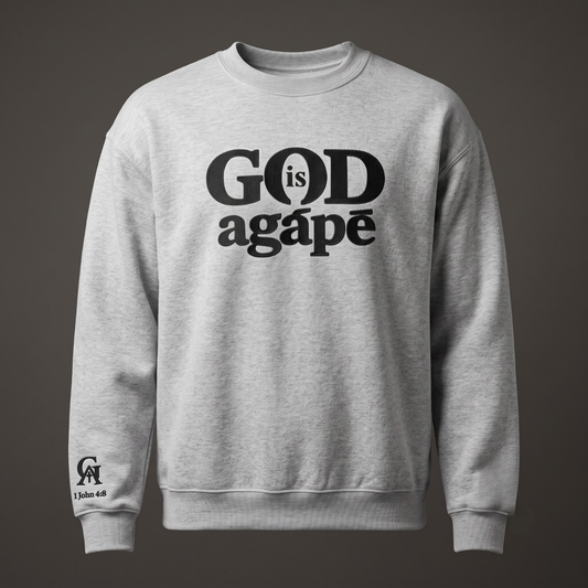 God Is Agápē — Steadfast Crew (Ash)