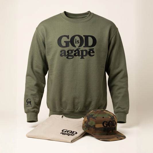 God Is Agápē — Steadfast Set (Olive)