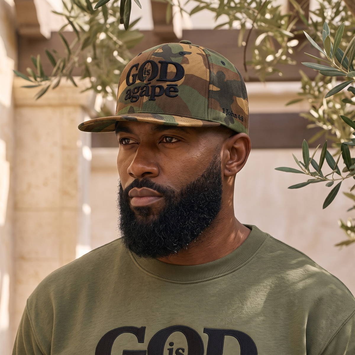 God Is Agápē — Steadfast Set (Olive)