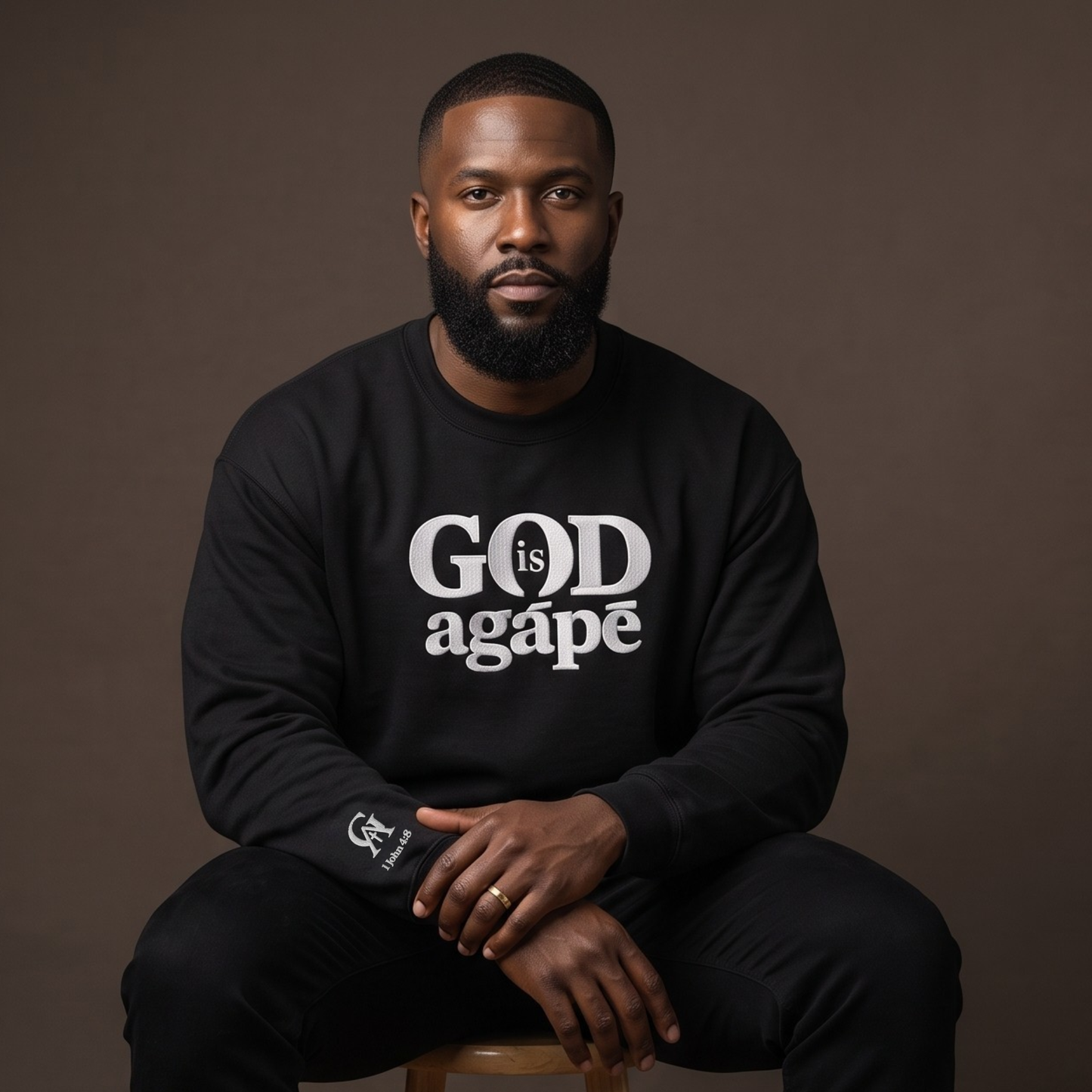 God Is Agápē — Steadfast Set (Black)