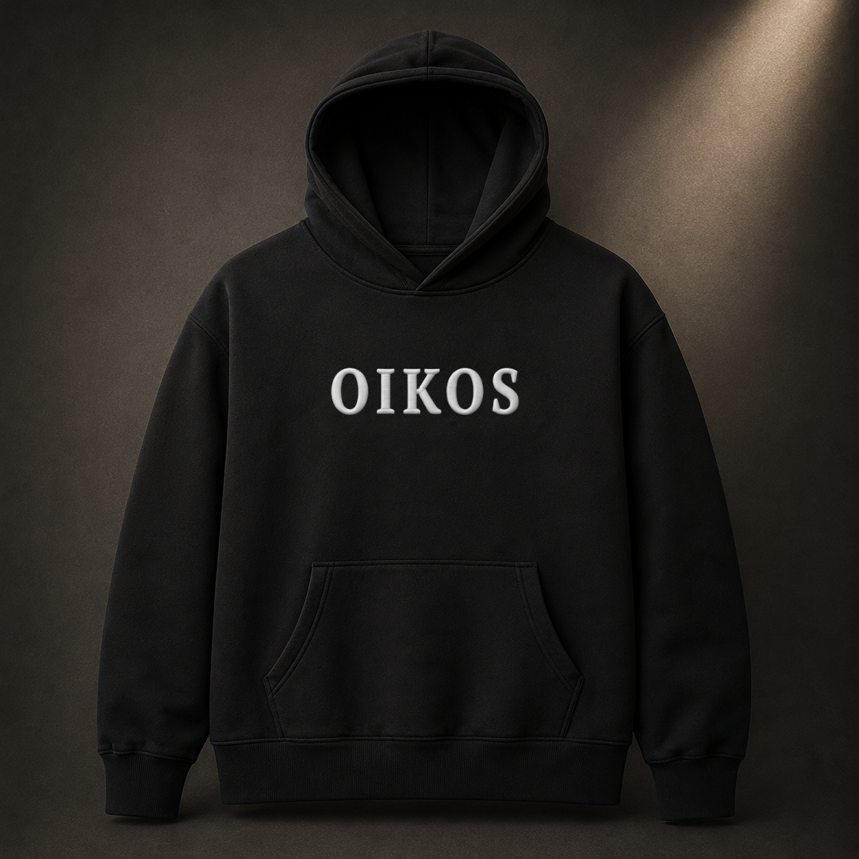 Oikos Hoodie (Black)