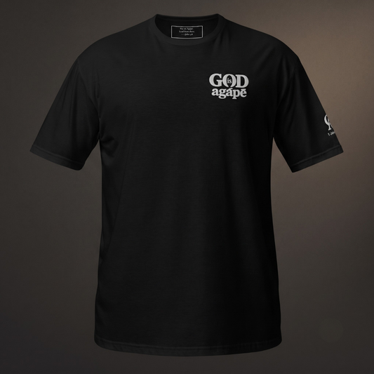 God Is Agápē — Standard Tee (Black)