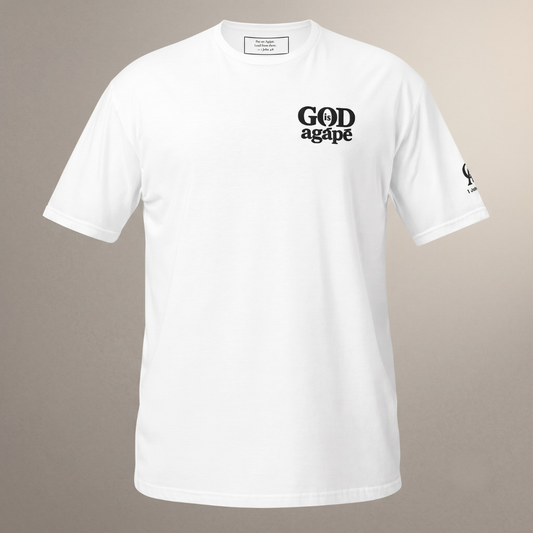 God Is Agápē — Standard Tee (White)