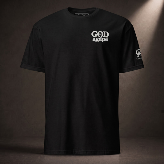 God Is Agápē — Standard Tee (Black)