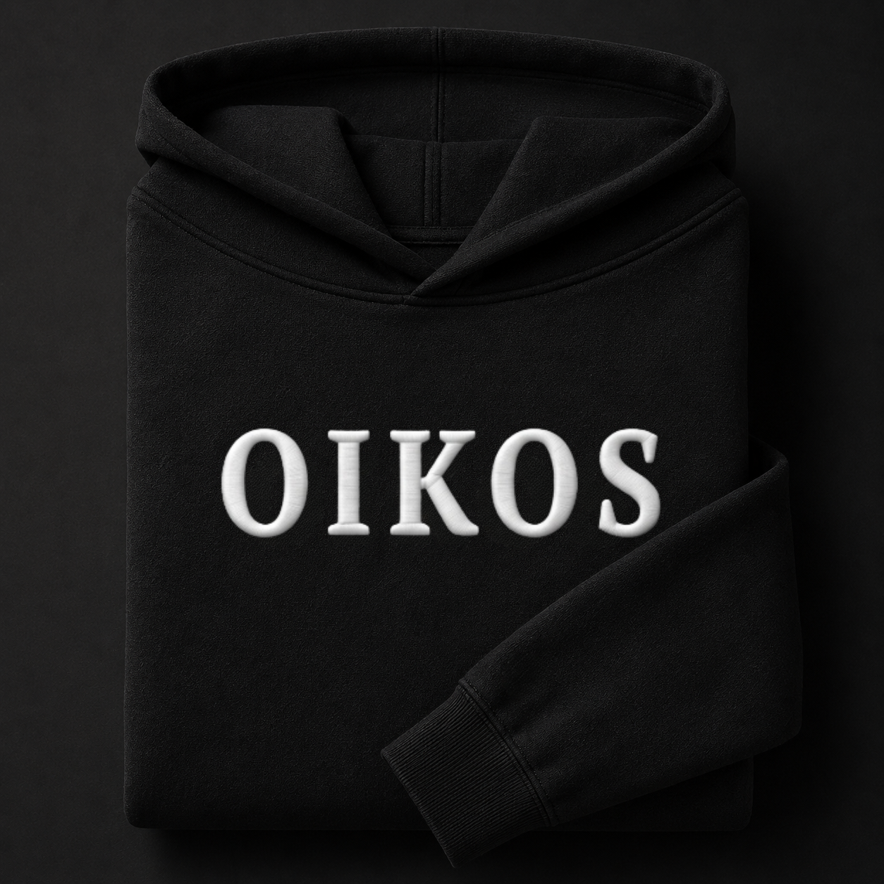 Oikos Hoodie (Black)
