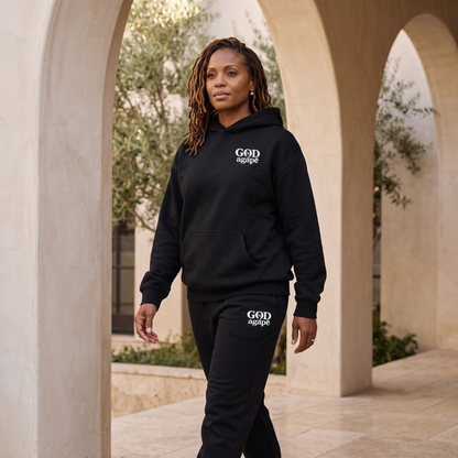 God Is Agápē — Covenant Set, Women's Fit (Black)