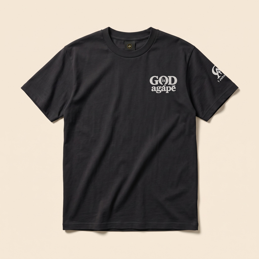 God Is Agápē — Standard Tee (Black)