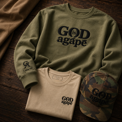 God Is Agápē — Steadfast Set (Olive)