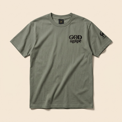 God Is Agápē — Standard Tee (Olive)
