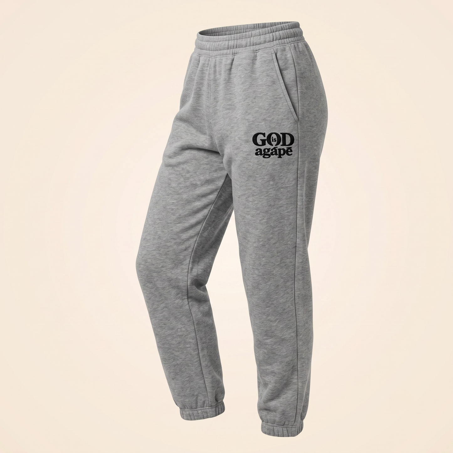 God Is Agápē — Covenant Set, Women's Fit (Athletic Grey)