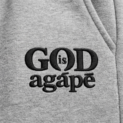 God Is Agápē — Covenant Set, Women's Fit (Athletic Grey)