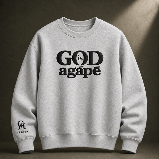 God Is Agápē — Steadfast Crew (Ash)