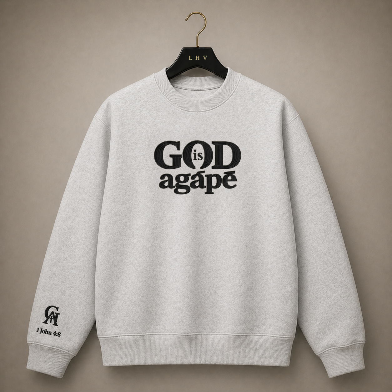 God Is Agápē — Steadfast Crew (Ash)