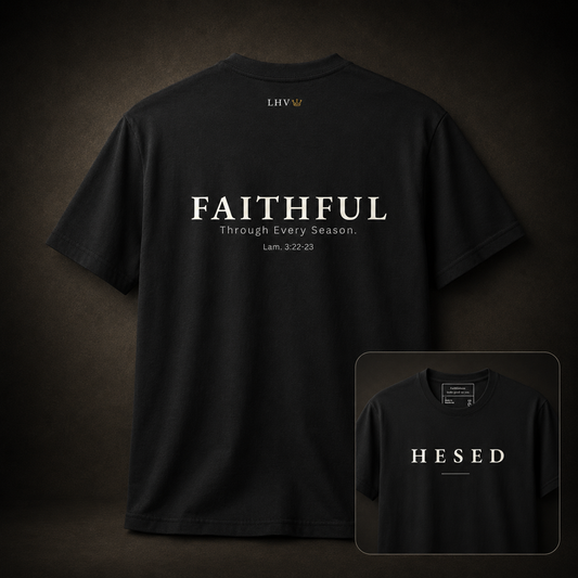 God Is Agápē — Hesed Tee (Black)