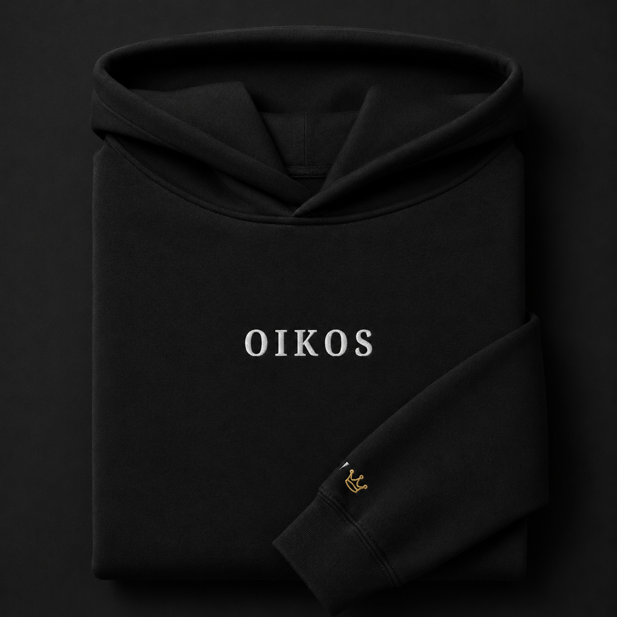 God Is Agápē — Oikos Hoodie (Black)