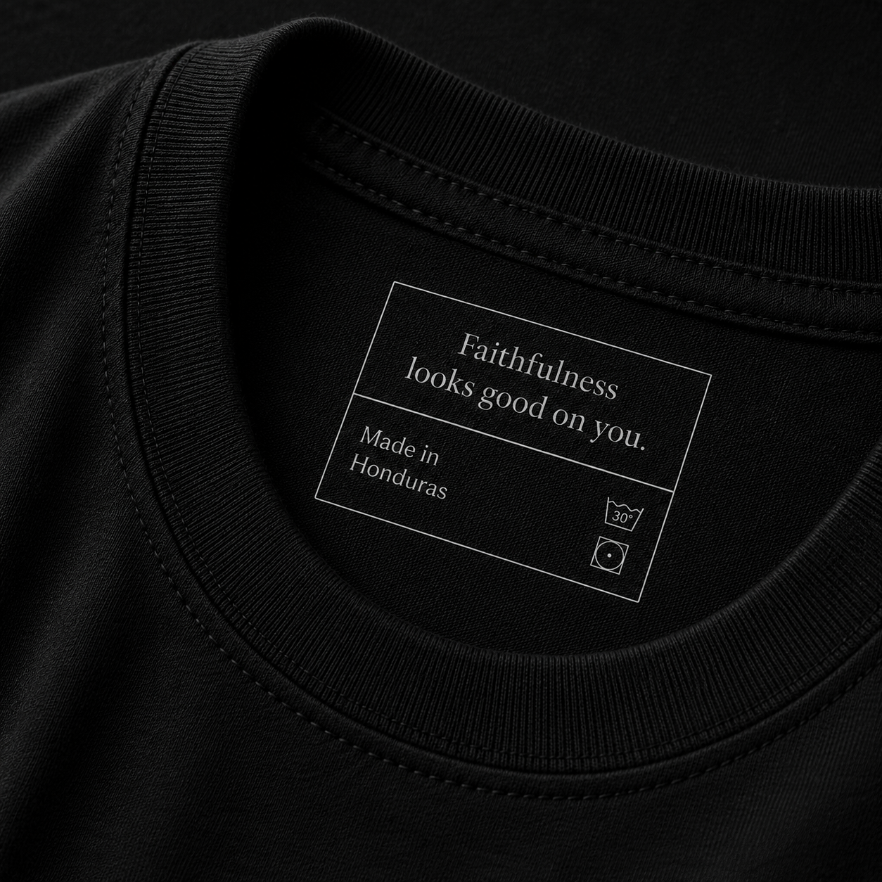 God Is Agápē — Hesed Tee (Black)
