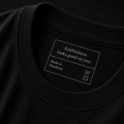 God Is Agápē — Hesed Tee (Black)