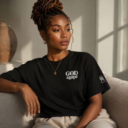 God Is Agápē — Standard Tee (Black)